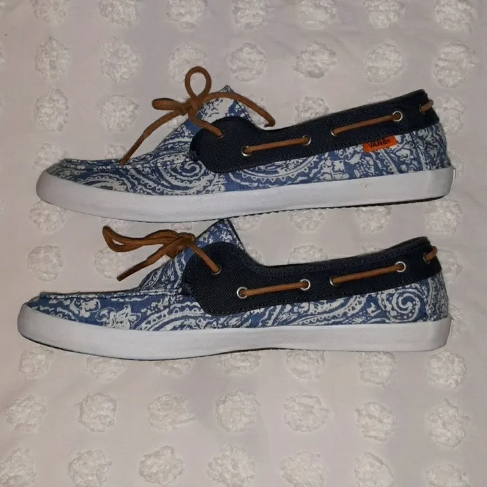 Vans Chauffette Paisley Boat Shoes Ultracush 9 - Picture 3 of 8